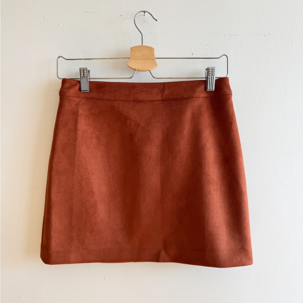 Orange Mini Skirt